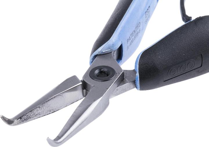 Actual product image Lindstrom R) bent snipe nose plier,60deg (155.50 mm)