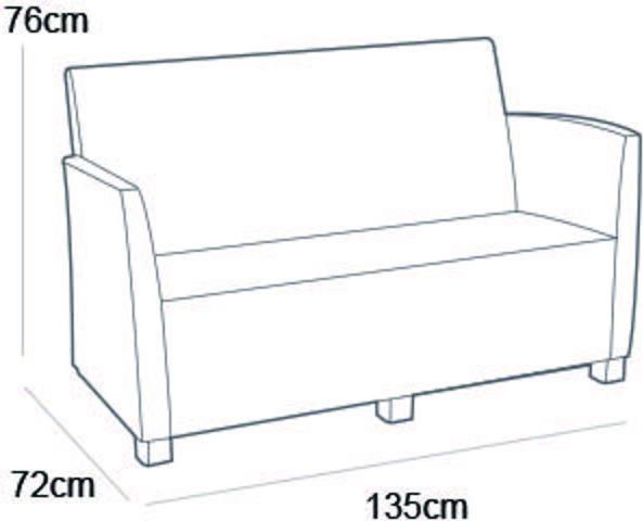 Actual product image Allibert Corona Lounge Set