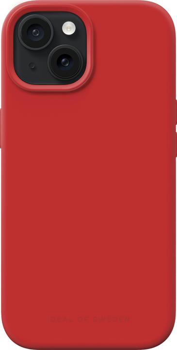 Image du produit iDeal Of Sweden Designer Magsafe Silicone Cover Red (Apple iPhone 15)