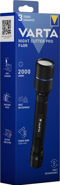 Actual product image Varta Night Cutter Pro F40R (23.35 cm, 2000 lm)