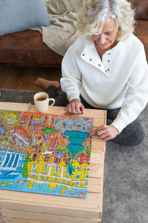 Produktbild Jumbo Premium Collection Anton Pieck, Der Uhrenladen 1000 Teile (1000 Teile)