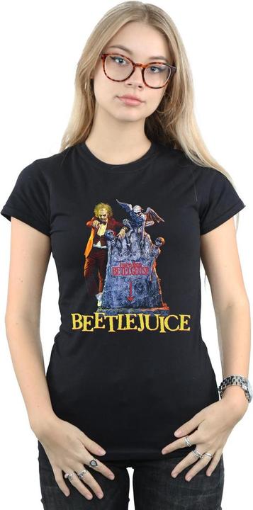 Immagine prodotto Beetlejuice Maglietta donna/donna Here Lies in cotone (XXL)