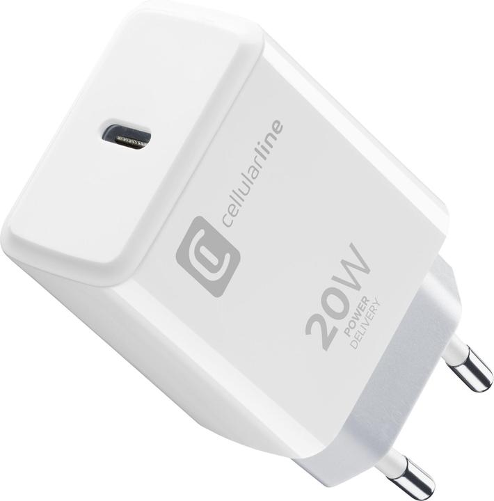 Produktbild Cellularline USB-C Charger 20W - iPad (2020), iPad Pro (2018 or later) and iPad Air (2020) (20 W)