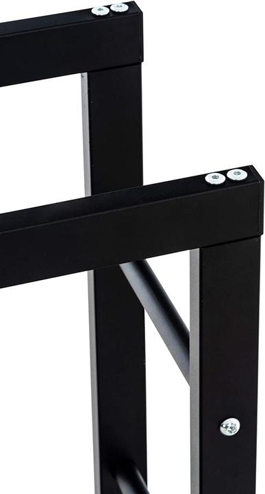 Actual product image CLP Firewood Rack Keri V2 25x60x100, black (25 x 60 x 100 cm)