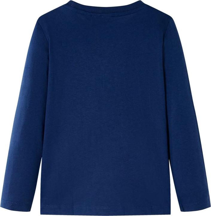 Immagine prodotto VidaXL Camicia da bambino a maniche lunghe blu navy 104,Materiale: 100 (104)