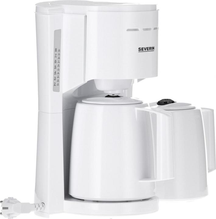 Actual product image Severin KA 9309 Coffee maker White vacuum jug