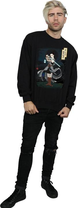 Actual product image Star Wars Mens The Last Jedi Japanese Rey Sweatshirt (L)