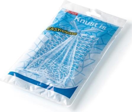H.W. Larsen Isterningepose til Knust is Selvlukkende Plast Klar,20 ps/pk (20 x, 20 l)