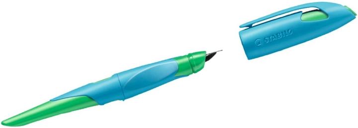 Produktbild STABILO EASYbirdy ergonomischer Schulfüller für Linkshänder Standard-Feder (Blau, Grün, 1 x)