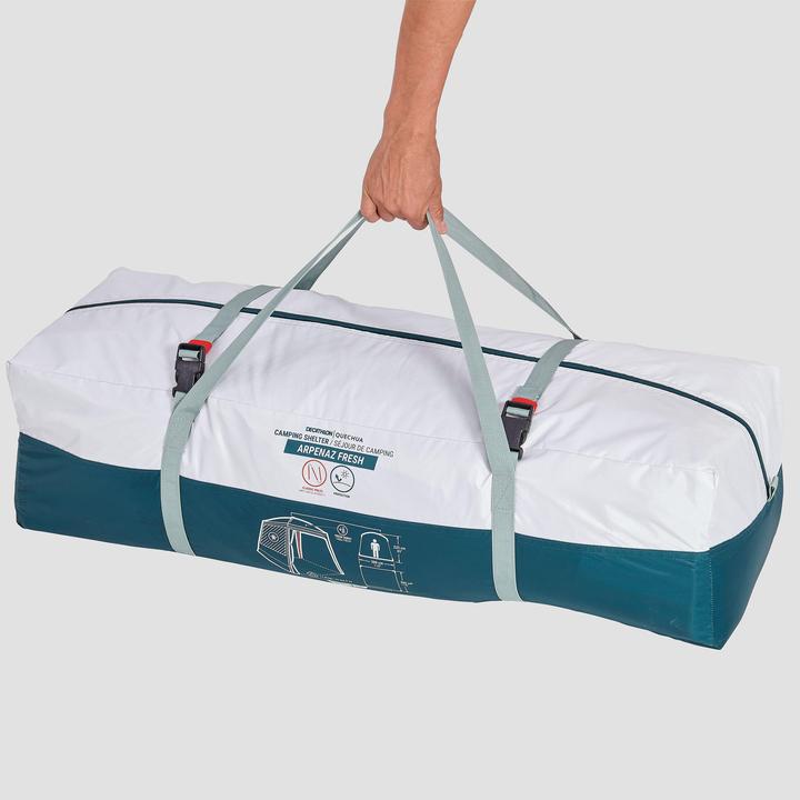 Actual product image Quechua Arpenaz Fresh (Inflatable tent, 11.60 kg, 9+ people)