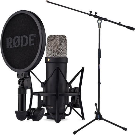 Produktbild RØDE NT1 5th Generation Mikrofon Schwarz mit Stativ