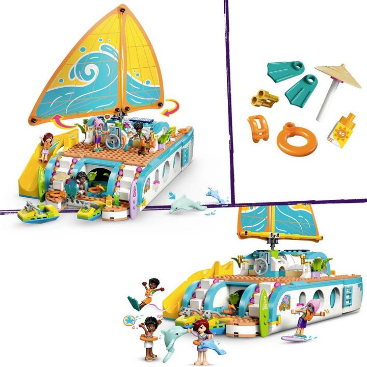 Immagine prodotto LEGO 42664 ® AMICI avventura in barca a vela (42664, LEGO Friends)