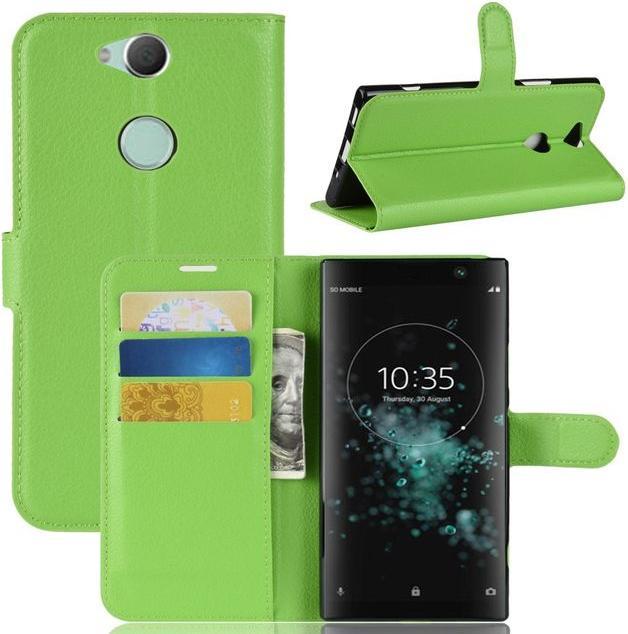 Actual product image MU Classic Litchi Leather Bookcover Series (Xperia XA2 Plus)