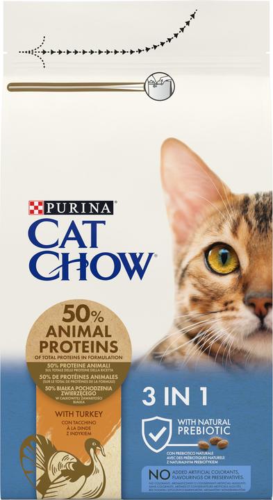 Immagine prodotto Purina ONE CAT CHOW 3 in 1 Tacchino 1,5 kg (Adulto, 1 pz., 1500 g)