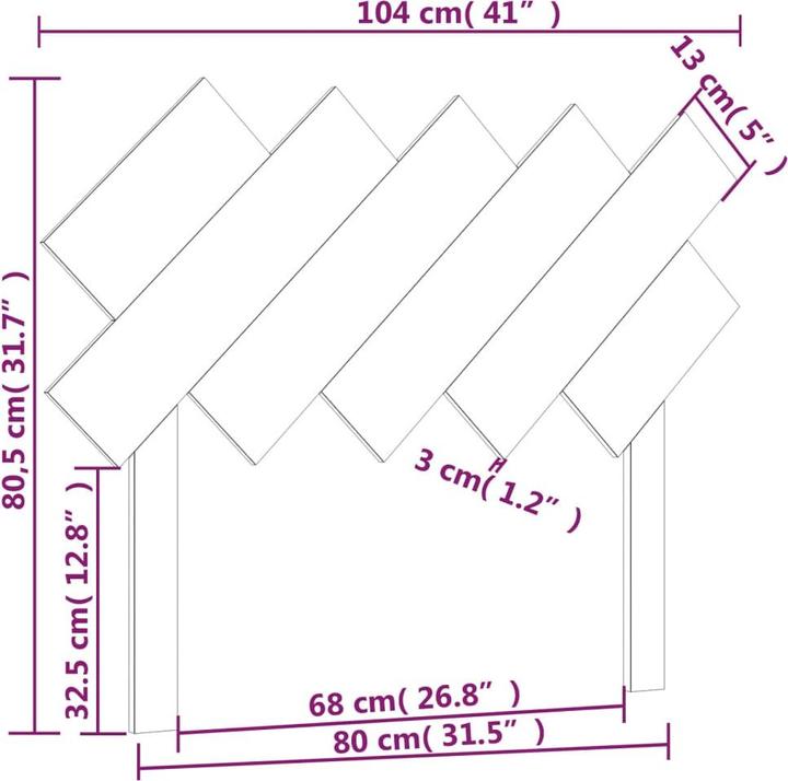 Immagine prodotto VidaXL Ute (104 x 3 x 80,5 cm)