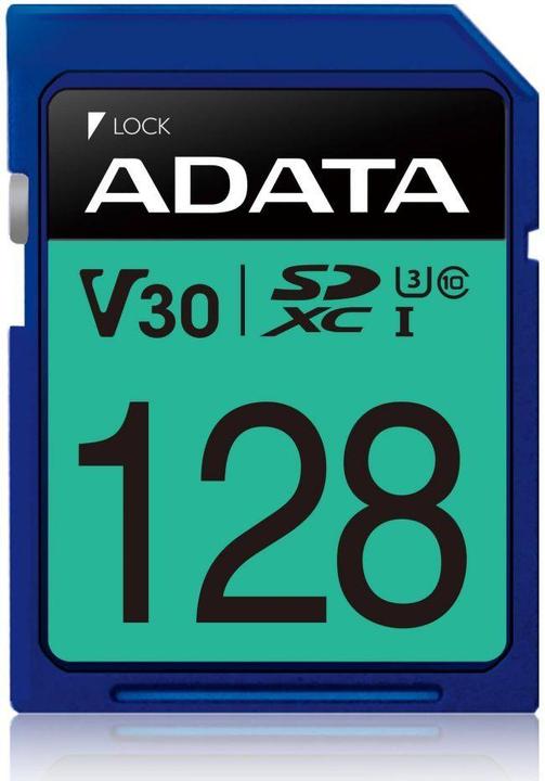 Actual product image Adata Premier Pro - Flash memory card - 128 GB (128 GB, SDXC, U3, UHS-I)