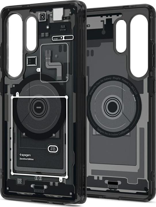 Immagine prodotto Spigen Ultra Hybrid Mag Hülle für Samsung Galaxy S25 Ultra Zero One – Schwarz (Samsung Galaxy S25 Ultra)