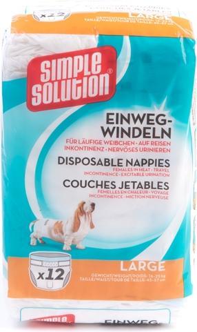 Actual product image Simple Solution Disposable diaper L (Dog)