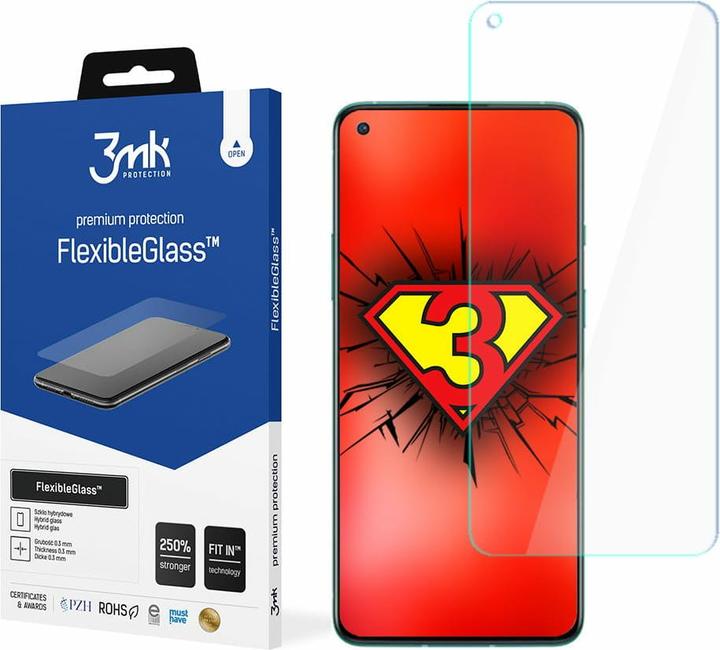 Immagine prodotto 3MK FlexibleGlass OnePlus 8T 5G Szkło Hybrydowe (1 Pezzo/i, OnePlus 8T)