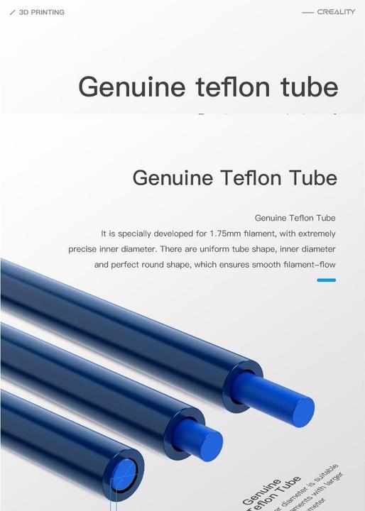 Immagine prodotto Creality Tubo in teflon Capricorn Kit 2 m (Tubo flessibile)