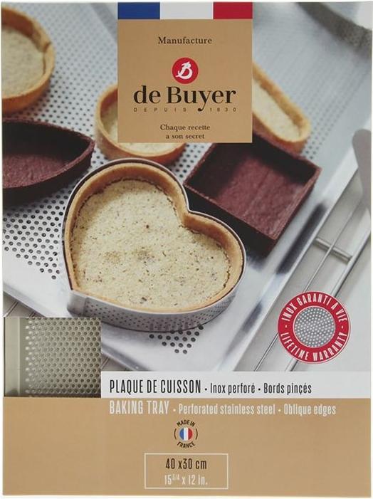 Produktbild de Buyer Lochblech Edelstahl rechteckig