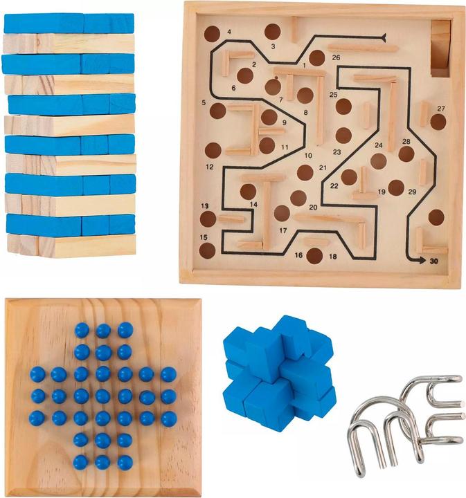 Actual product image Lifetime Brain teaser set 5-in-1, 81pcs (English)