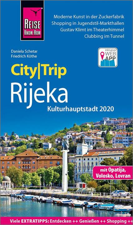Image du produit CityTrip Rijeka (capitale culturelle 2020) avec Opatija (Allemand, Daniela Schetar, Frederick Köthe, 2020)