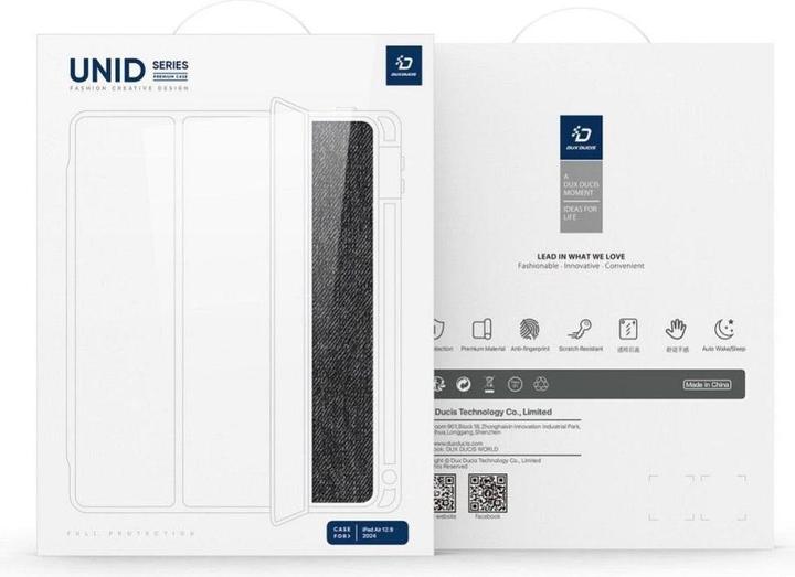 Image du produit Dux Ducis Housse de protection Unid (iPad Air 13 2024 (M2), iPad Pro 12.9 2022 (6e génération), iPad Pro 12.9 2018 (3. Gen), iPad Pro 12.9 2020 (4. Gen), iPad Pro 12.9 2021 (5ème génération))