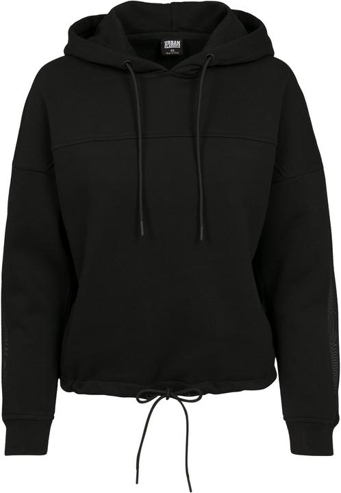 Urban Classics Ladies Oversized Tech Mesh Inset Hoody (XL)