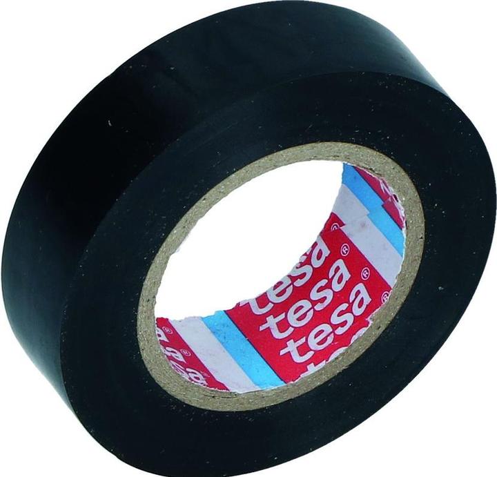 Produktbild tesa Elektro Isolierband, hitzebeständiges Klebeband zum Isolieren, Reparieren & Bündeln (15 mm)