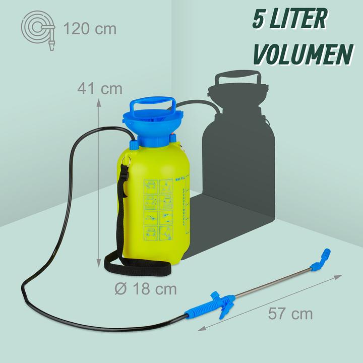 Produktbild Relaxdays Drucksprüher mit Lanze (5 l)