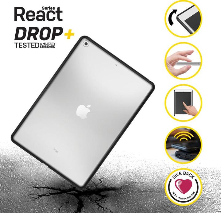 Image du produit OtterBox React (iPad 2021 (9e génération), iPad 2019 (7e gène), iPad 2020 (8. Gen))