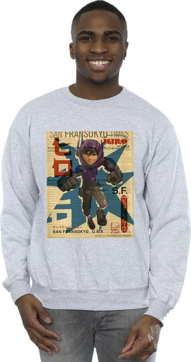 Produktbild Disney Big Hero 6 Baymax Hiro Newspaper Sweatshirt (L)