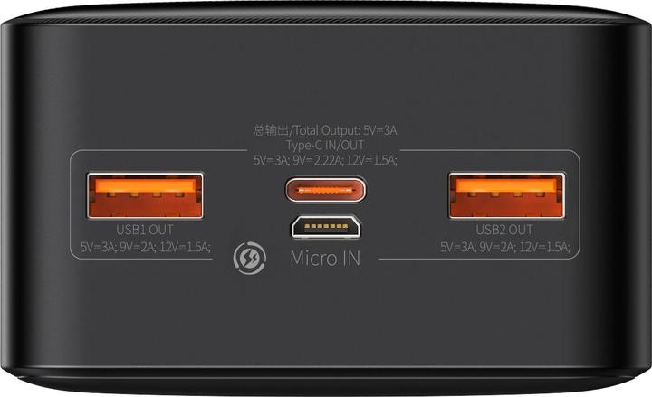Actual product image Baseus Bipow (30000 mAh, 20 W, 111 Wh)