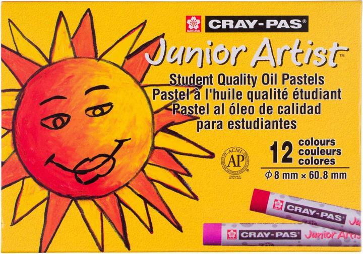 Immagine prodotto Bruynzeel Sakura Cray-Pas Junior Artist Oil Pastel Set, 12 pezzi.
