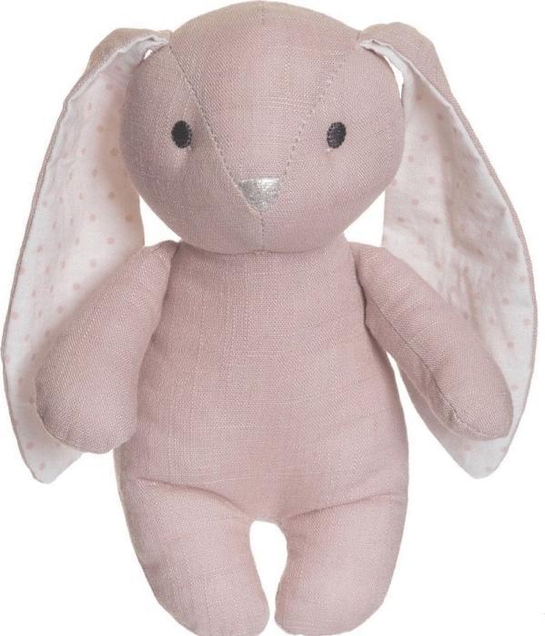 Actual product image Teddykompaniet Elina, kanin i bomull & linnemix, himmelsblå