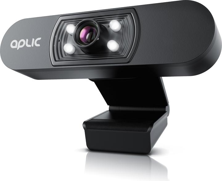 Actual product image Aplic Full HD webcam with microphone, 1920x1080P @ 25 Hz, 4 auxiliary lights / scene light, 5P lens, for