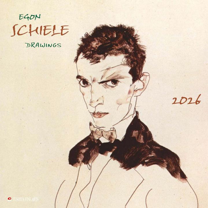 Produktbild Egon Schiele Drawings 2026 (30 x 30 cm, Englisch, Niederländisch, Polnisch, Deutsch, Italienisch, Französisch, Spanisch, Tschechisch)