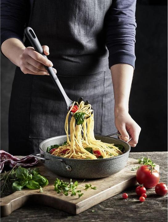Actual product image Ballarini Salina Granitium serving pan with lid, 28 cm (28 cm, Saucepan, Aluminium, Stainless steel)