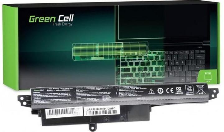 Actual product image GreenCell Laptop Battery for Asus X200 X200C X200CA X200L X200LA - 11.25V - 2200mAh (3 Cells, 2200 mAh)