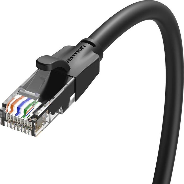 Actual product image Vention Cat.6 UTP Patch Cable, black, 5m (U/UTP, CAT6, 5 m)
