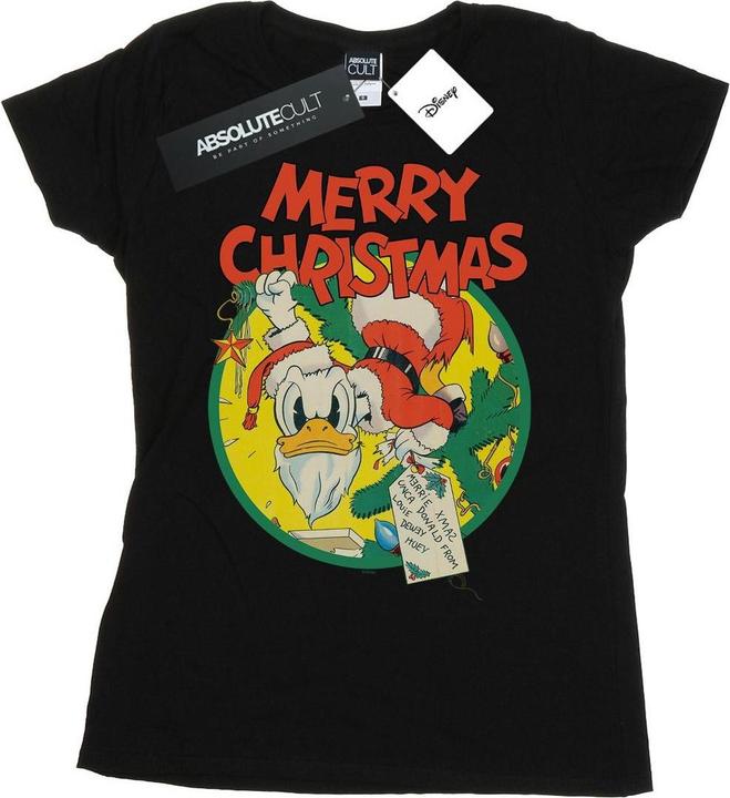Produktbild Disney Donald Duck Merry Christmas TShirt (XL)