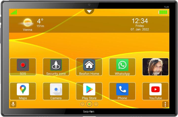 Image du produit Bea-Fon TL20 (4G, 10.10", 32 Go, Aluminium, Silver)