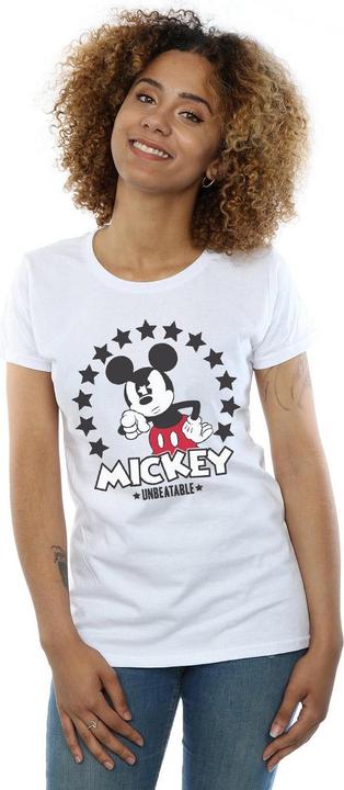 Actual product image Disney Womens/Ladies Mickey Mouse Unbeatable Cotton T-Shirt (XL)