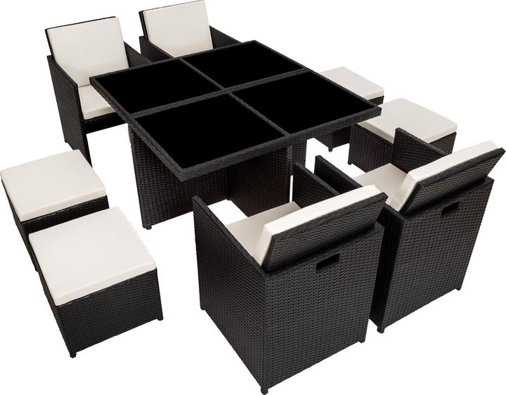 Image du produit tectake Salon de jardin MANHATTAN (100 cm)