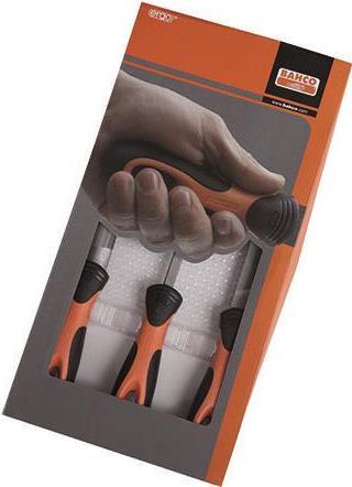 Produktbild Bahco ERGO Feilensatz, 4 x Bastardhieb/1 x Halbschlicht 200 mm 5-teilig (Hieb 1, 200 mm)