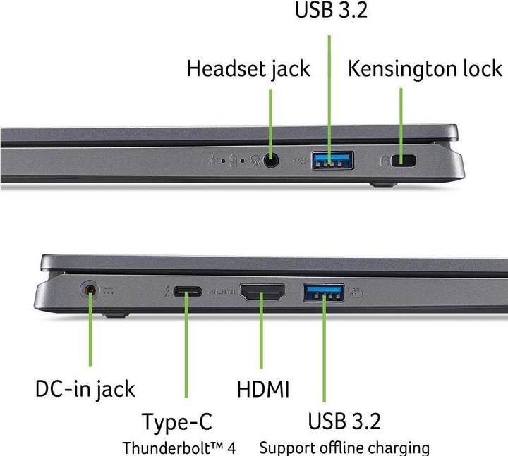 Actual product image Acer Aspire 17 (17.30", Intel Core 5 120U, 16 GB, 1000 GB, CH)