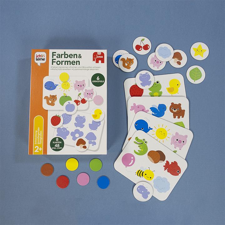 Actual product image Jumbo I learn shapes & colors (German)