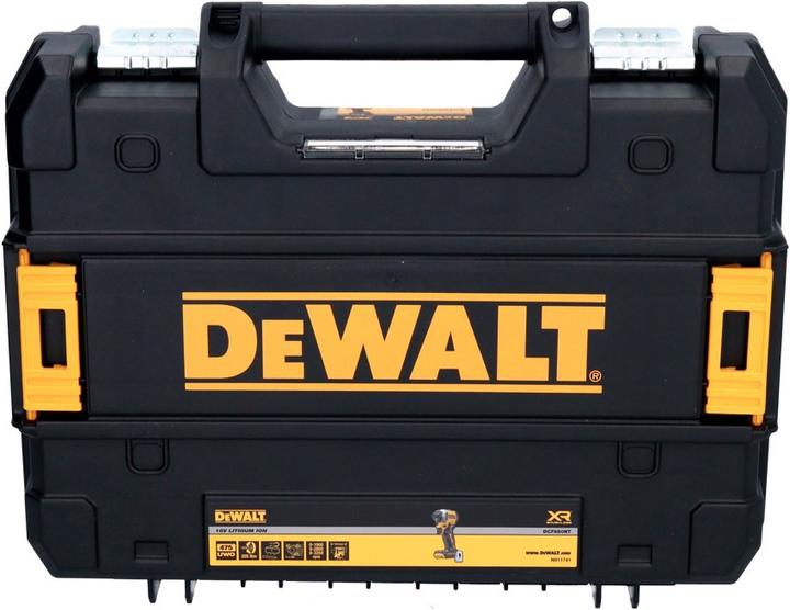 Actual product image DeWalt DCF 850 Battery impact wrench 18 V 205 Nm 1/4" Brushless + 1x Battery 5.0 Ah + TSTAK - without charg (Rechargeable battery operated)