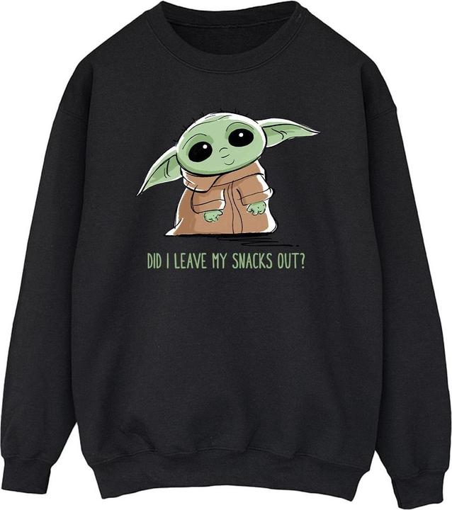 Produktbild Star Wars The Mandalorian Grogu Snacks Meme Sweatshirt (S)